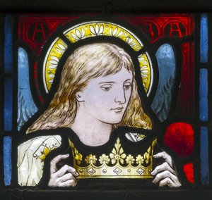 Head of a Maiden by Henry Holiday