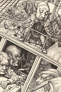 The Crew Was Complete. From The Hunting of the Snark by Lewis Carroll, 1874-1876 by Henry Holiday