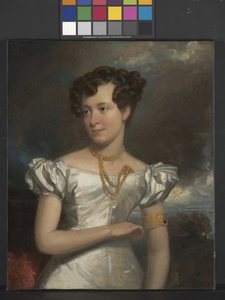Portrait of Clara Fisher by Henry Inman