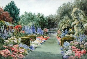 A Summer Garden by Henry John Sylvester Stannard