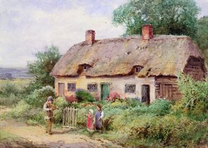 The Fiddler by Henry John Sylvester Stannard
