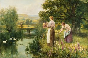 Gathering Spring Flowers