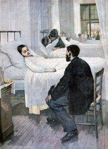 Visiting Day at the Hospital, 1893 by Henri Jules Jean Geoffroy