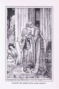 Blanche the Queen Mother Kisses Herman by Henry Justice Ford
