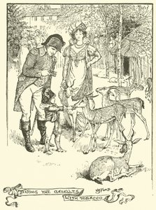 Feeding the Gazelles with Tobacco by Henry Justice Ford