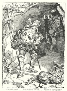 In One Cave. The Soldiers Found. Vases of Pure Gold