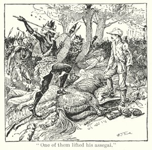 One of them lifted his assegai by Henry Justice Ford