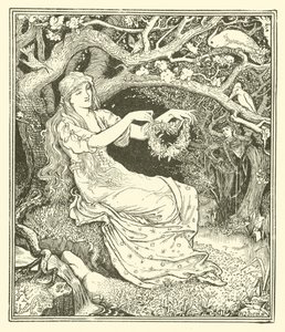 Prince Narcissus and the Princess Potentilla by Henry Justice Ford