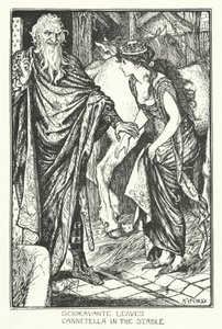 Scioravante Leaves Cannetella in the Stable by Henry Justice Ford