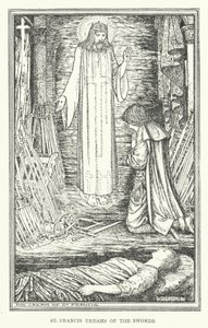 St Francis dreams of the swords by Henry Justice Ford