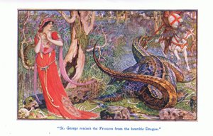 St George Rescues the Princess from the Horrible Dragon