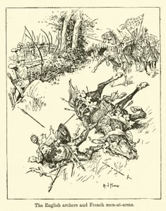 The English Archers and French Men-at-Arms by Henry Justice Ford
