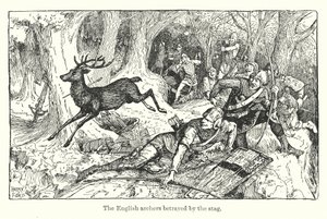 The English Archers Betrayed by the Stag