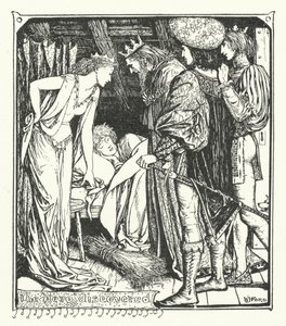 The Hero Discovered (engraving) by Henry Justice Ford
