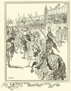 The King Stops the Duel (Engraving) by Henry Justice Ford