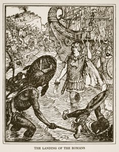 The Landing of the Romans, Illustration from 