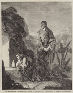 Mary Magdalene at the Sepulchre by Henry Le Jeune