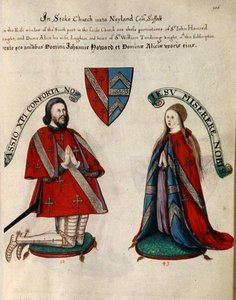 Sir John Howard III and His Second Wife Alice Tendring by Henry Lilly
