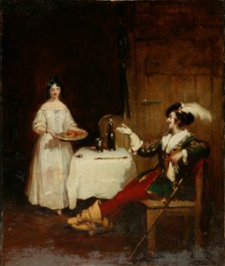 Sir Piercie Shafton and Mysie Harper, c.1831 by Henry Liverseege