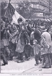 A Berlin Parisian Crowds Declaring War