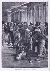 Assassination of Spencer Perceval by Henry Marriott Paget