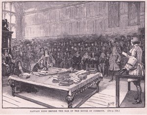 Captain Kidd before the bar of the House of Commons AD 1701