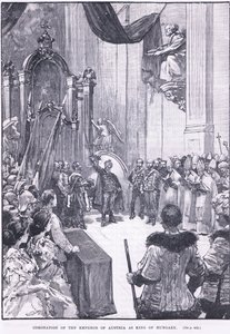 Coronation of the Emperor of Austria as king of Hungary 1868 AD by Henry Marriott Paget