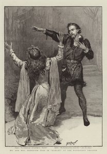 Mr and Mrs Beerbohm Tree in Hamlet at the Haymarket Theatre