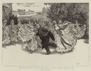 Scene from the Second Act of the Vicar of Bray at the Savoy Theatre, the Pas de Cinq