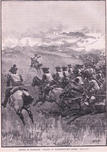 The Battle of Blenheim: Charge by Marlborough