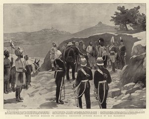 The British Mission to Abyssinia, Reception Outside Harrar by Ras Makonnen by Henry Marriott Paget