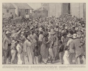 The Horrors of the War, feeding Starving Refugees from Santiago at Caney