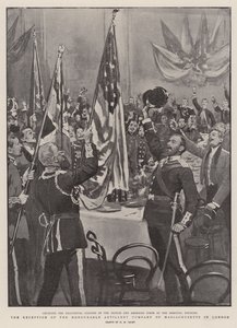 The Reception of the Honourable Artillery Company of Massachusetts in London