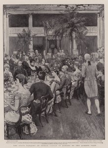 The State Banquet at Dublin Castle in Honour of the Queen