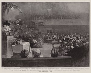 The Twenty-Fifth Birthday of the Royal Amateur Orchestral Society, the Smoking Concert in the Queen