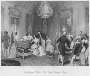 Buckingham Palace. The Yellow Drawing Room, c1841