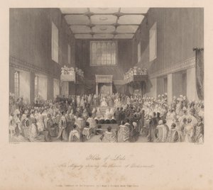 Her Majesty Opening the Session of Parliament