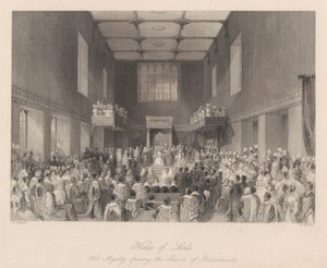 Her Majesty Opening the Session of Parliament