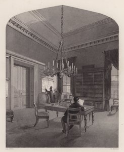 Map Room of the United Service Club, Westminster, London by Henry Melville