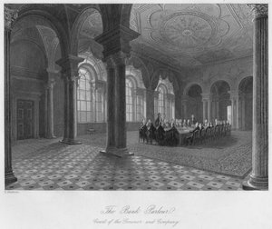 The Bank Parlour. Court of the Governor and Company by Henry Melville