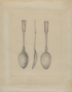 Pewter Spoon by Henry Meyers