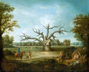 The Fairlop Oak, Hainault Forest by Henry Milbourne