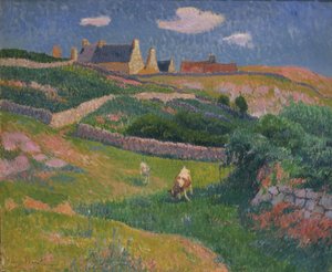 Breton Landscape by Henry Moret