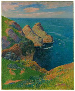The Cliffs by the Sea by Henry Moret