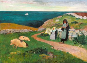 Young Breton Girls in the Field