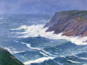 Île de Groix, coastal landscape, entrance to Saint Nicolas port, 1908