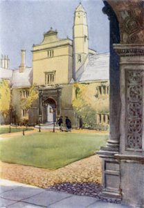 The Gate of Virtue, Gonville and Caius College by Henry Morley