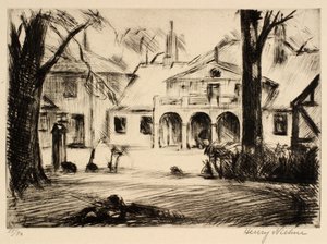 Old Houses by Henry Nielsen
