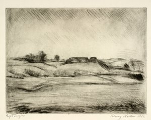 Open Landscape with Farm by Henry Nielsen