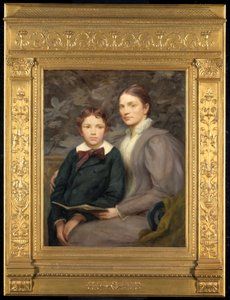 Mrs. William T. Evans and Her Son, 1895 by Henry Oliver Walker